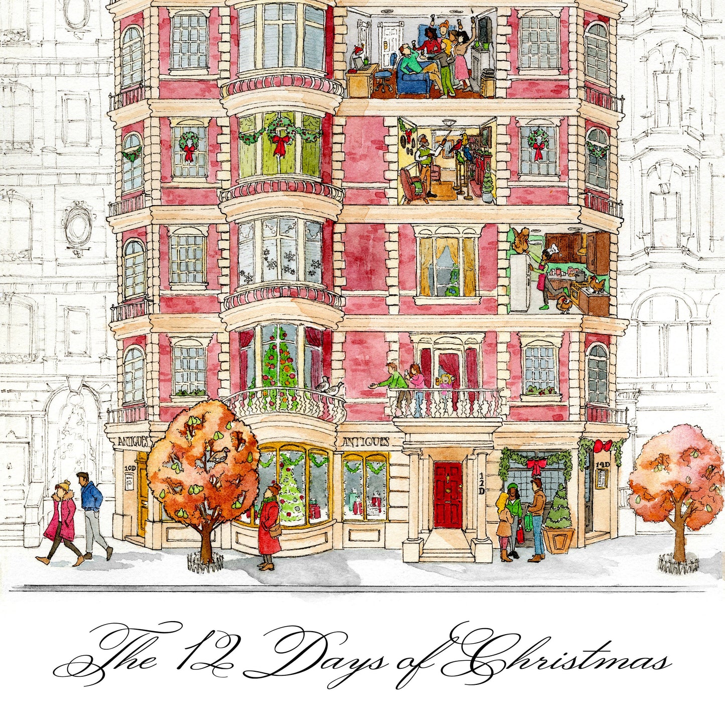The 12 Days of Christmas // Eye-Spy Holiday Art