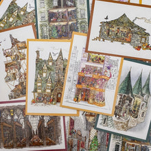 Load image into Gallery viewer, Postcard Pack || First collection of Harry Potter Dollhouse Drawings
